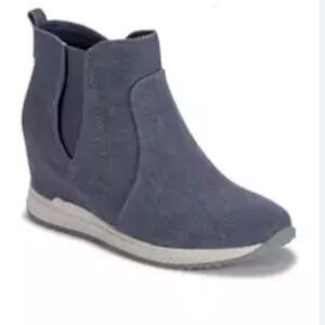 Bare traps Jaci Women's Gray Blue Wedge Ankle Boots, size 7